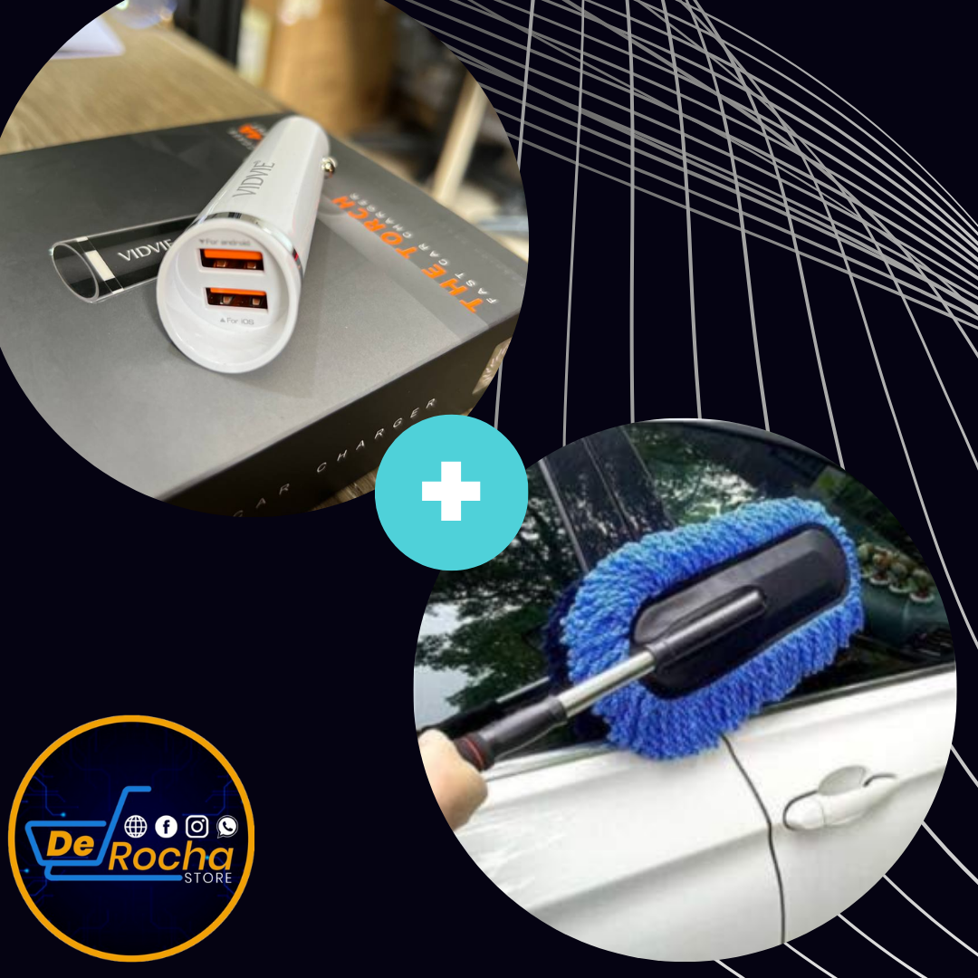 Combo Carro Cargador+ limpiador motas